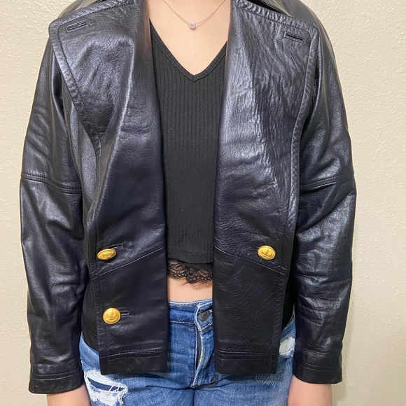 Real leather black jacket - Picture 8 of 10